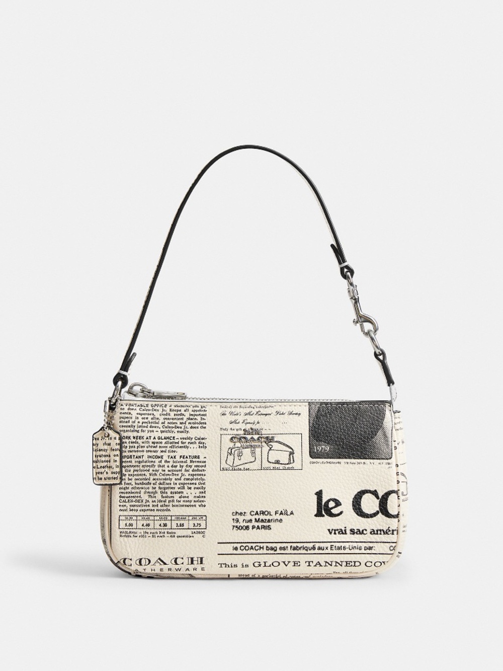 Coach Outlet Nolita 19 With Newspaper Print